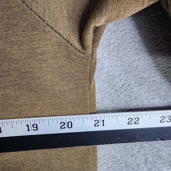 Womens Brown LuLaRoe Top Long Sleeve Round Neck Polyester Stretch Size XL - Picture 6 of 8